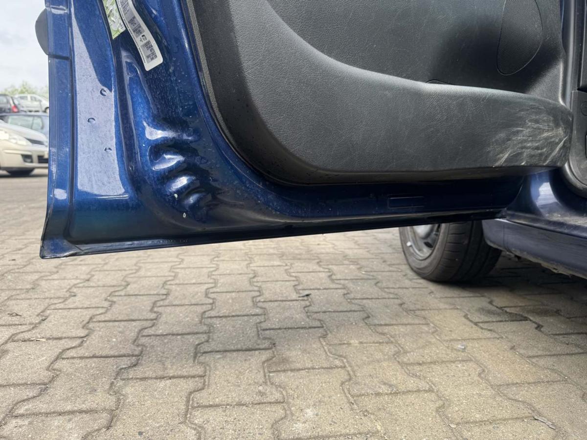 Peugeot 207SW original T&uuml;r vorn links KPL Montebello blau Rohbau Bj.2009